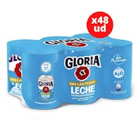 GLORIA - 48 Pack Leche Evaporada Sin Lactosa - 400 gr